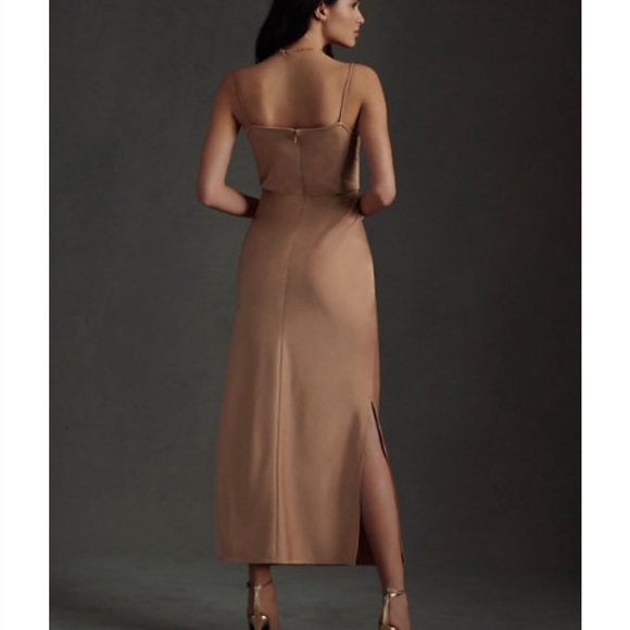 BHLDN Cali Satin Charmeuse MIDI Dress - Picture 7 of 7